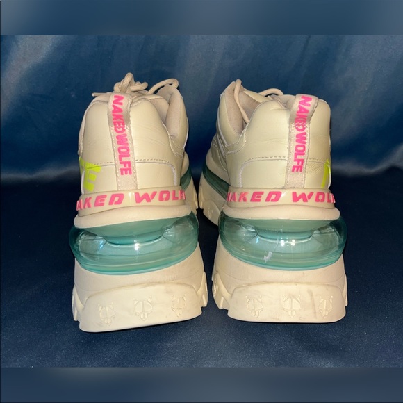 Naked Wolfe Fighter Cloud Sneakers Worn, size 38 US 8 in women’s